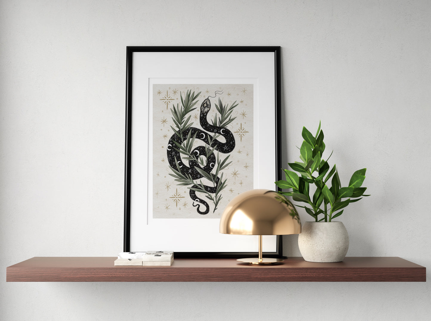 Starry Snake Print