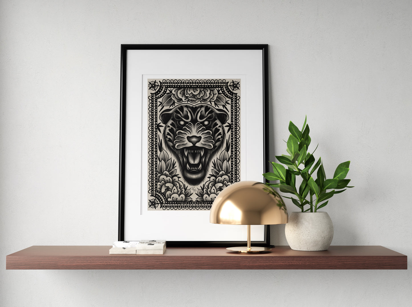 Spotted Heart Jaguar Print