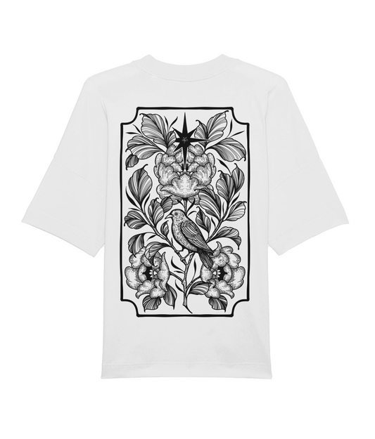 Blackbird Linocut Inspired Premium T-Shirt