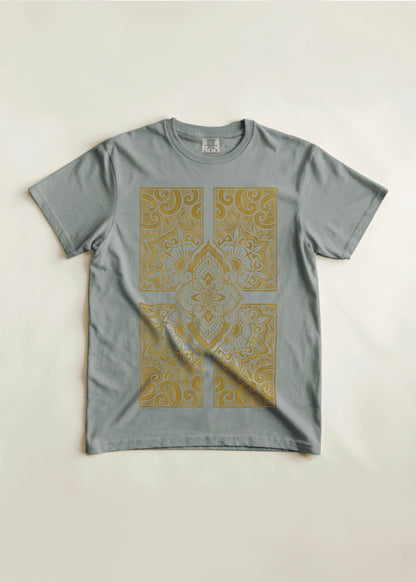 Ornamental Linocut Style Tee