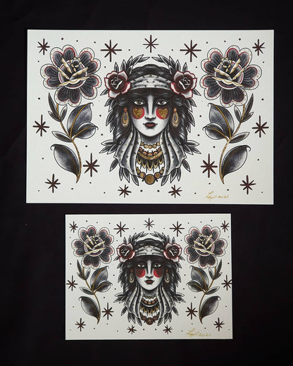 Traditional Rose Lady